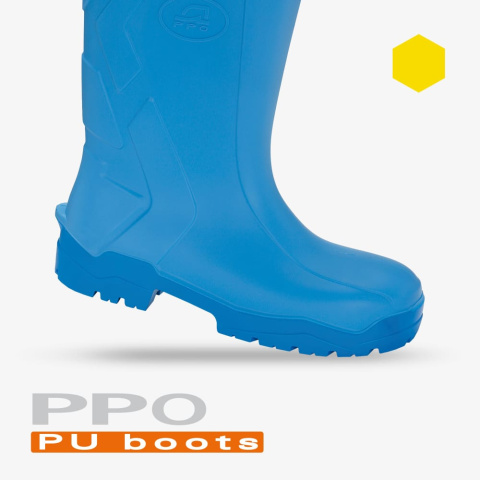 Buty z poliuretanu z met.noskiem model 1045 r40