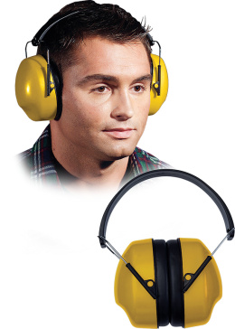 Ochronniki słuchu w żółtym OSY