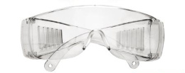 Okulary ochronne przeciwodpryskowe klasa optyczna 1 Reis