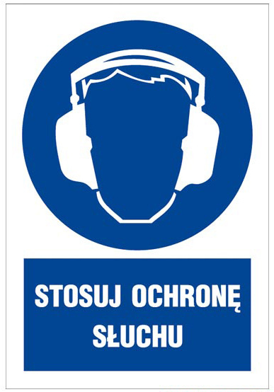 Stosuj ochronę słuchu