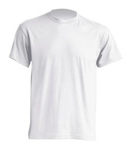 Koszulka bawełniana JHK TSRA 190 biała L