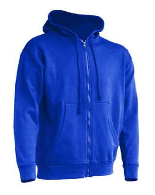 Bluza z kapturem na zamek Royal Blue L