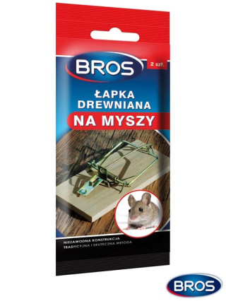 Drewniana łapka na myszy.BROS-PULAPKA