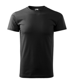 Koszulka bawełniana damska BASIC 134 czarna