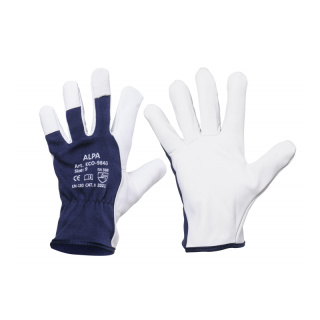 Rękawice skóra kozia ściągacz GLOVES r.8