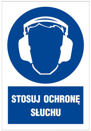 Stosuj ochronę słuchu