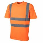 Tshirt ostrzegawczy Hi-viz REF 102 pomarańcz M