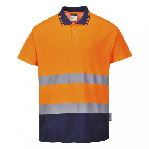 Koszulka polo dwukolorowa Cotton Comfort S174 R.XL