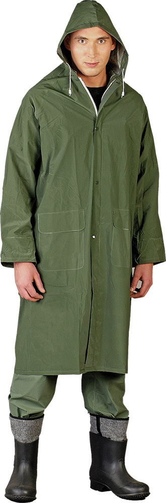 Płaszcz przeciwdeszczowy z kapturem zielony rozm. XL Reis