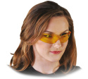 Okulary ochronne przeciwodpryskowe żółte MCR Safety