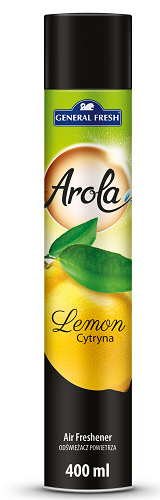 Odświeżacz powietrza w sprayu AROLA zapach lemon 400ml