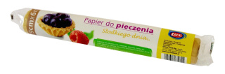 Papier do pieczenia powlekany dwustronnie silikonowany 6x29cm