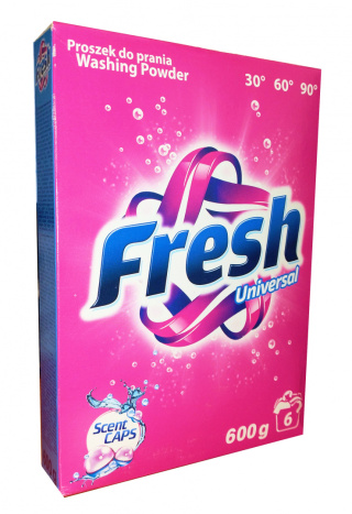 FRESH Uniwesalny proszek do prania 600g 6 prań