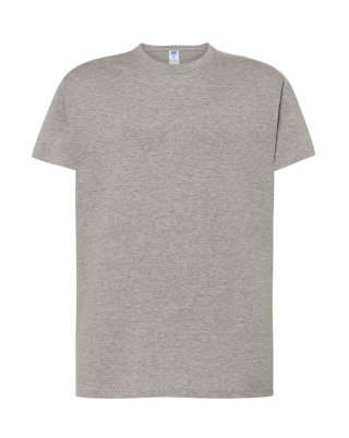 T-shirt koszulka bawełniana męska TSRA Grey Melange 150g rozm. L JHK