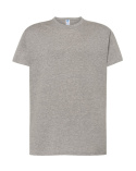 T-shirt koszulka bawełniana męska TSRA Grey Melange 150g rozm. M JHK