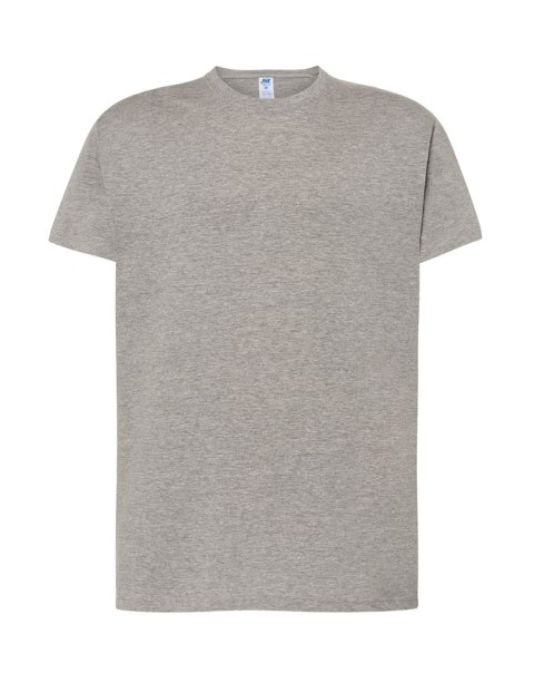 T-shirt koszulka bawełniana męska TSRA Grey Melange 150g rozm. XS JHK