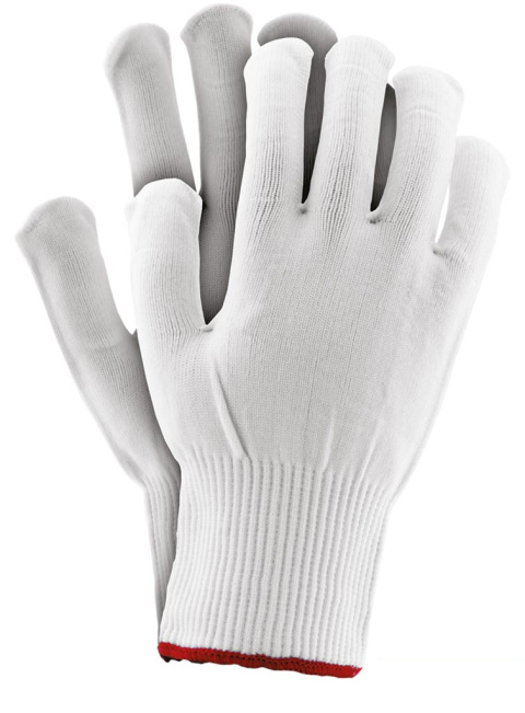 Rękawice ochronne wykonane z nylonu rozm. 10 Reis