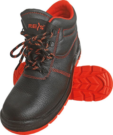 Buty trzewiki bezpieczne S3 ze skóry z podnoskiem rozm. 44 Reis