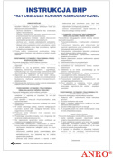 Tablica PCV Instrukcja przy obsłudze kopiarki kserograficznej - 250 x 350 mm