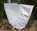 Agrowłóknina biała kaptur ochronny ze ściągaczem 155x155 cm