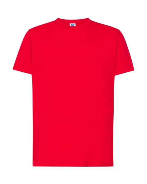 T-shirt koszulka bawełniana męska TSRA czerwona 190g JHK