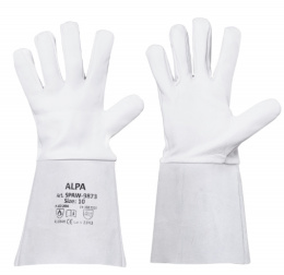 Rękawice spawalnicze ze skóry 35 cm rozm. 9 TIG SPAW 9873 ALPA