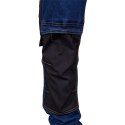 Spodnie wykonane z elastycznego jeansu rozm. 46 niebieskie Reis
