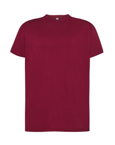 T-shirt koszulka bawełniana męska TSRA bordo 190g rozm. L JHK