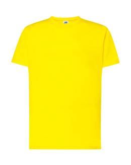 T-shirt koszulka bawełniana męska TSRA żółta 190g rozm. M JHK