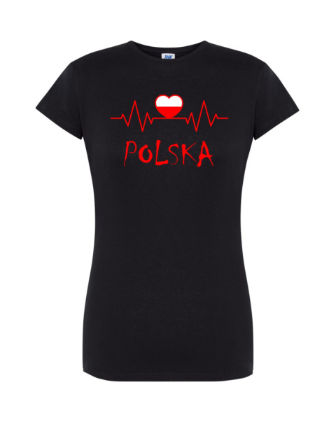 KOSZULKA t-shirt PATRYIOTYCZNA DAMSKA "POLSKA"