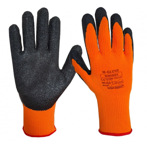 Rękawice ochronne ocieplane WINTEREX spieniony lateks roz. 9 M-GLOVE