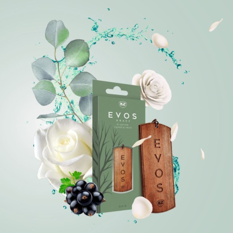 Zapach do auta damski zawieszka drewniana EVOS GRACE Gaia K2