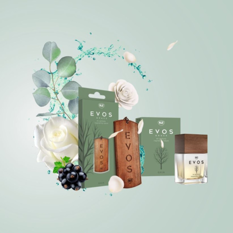 Zapach do auta damski zawieszka drewniana EVOS GRACE Gaia K2