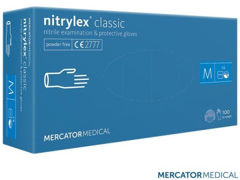 RĘKAWICE NITRYLOWE 8% VAT MERCATOR MEDICAL