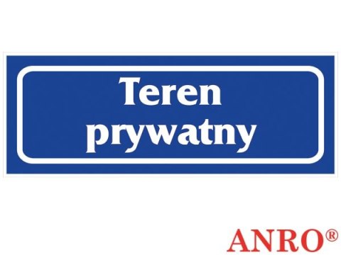 ZNAK BEZPIECZEŃSTWA ANRO