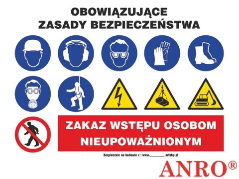 ZNAK BEZPIECZEŃSTWA ANRO