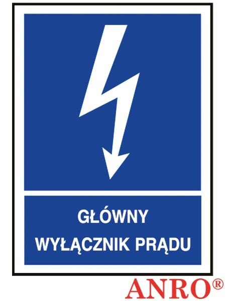 ZNAK BEZPIECZEŃSTWA ANRO