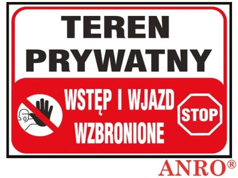 ZNAK BEZPIECZEŃSTWA ANRO