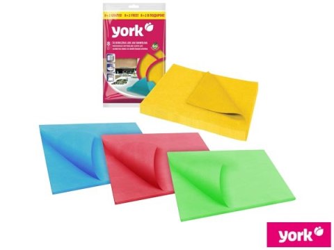 Ściereczki LUX z Wiskozy 6 szt. – Miękkie, Chłonne, do Domowego Użytku YORK