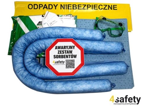 Sorbent awaryjny zestaw do olejów ADR 4 SAFETY