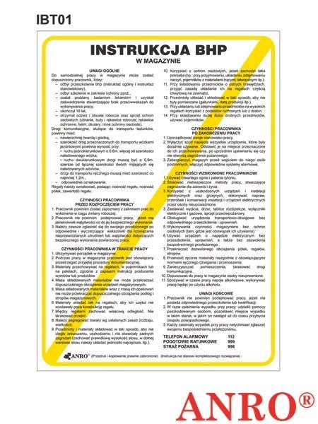 ZNAK BEZPIECZEŃSTWA ANRO