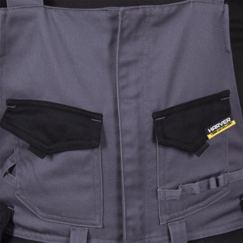 Spodnie ochronne HARVER - Certyfikat OEKO-TEX®, kieszeń na telefon, końcówka do kluczy L.HOLLMAN