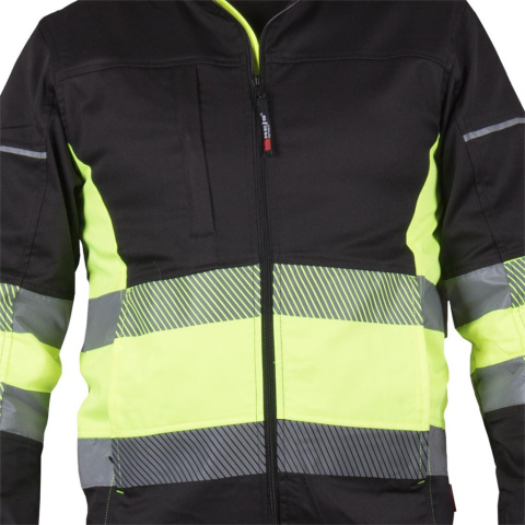 Bluza ochronna męska BAX - 3 kieszenie, elastyczna, odblaski REIS