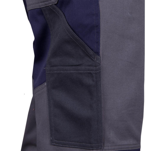 Spodnie Robocze Letnie BOMER - Przewiewne, Regulowane, Kieszenie na Nakolanniki REIS