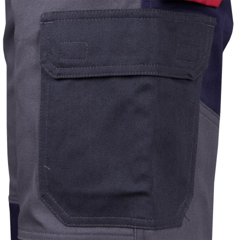 Spodnie Robocze Letnie BOMER - Przewiewne, Regulowane, Kieszenie na Nakolanniki REIS