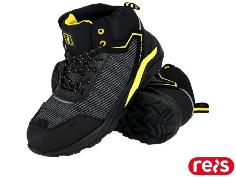 Buty bezpieczne męskie CARBON S3S FO SR – Trzewik METAL FREE REIS