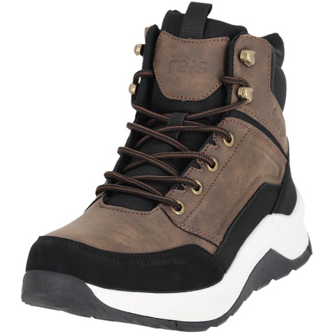 Buty Męskie FUEGO – Lekkie trekkingowe trzewiki z PU i Oxfordu, na co dzień i w góry REIS