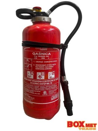 GAŚNICA PROSZKOWA 6 KG BOXMET TRADE