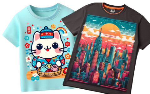 Nadruki DTF wydruk do samodzielnego wgrzania 28 cm x 1 mb