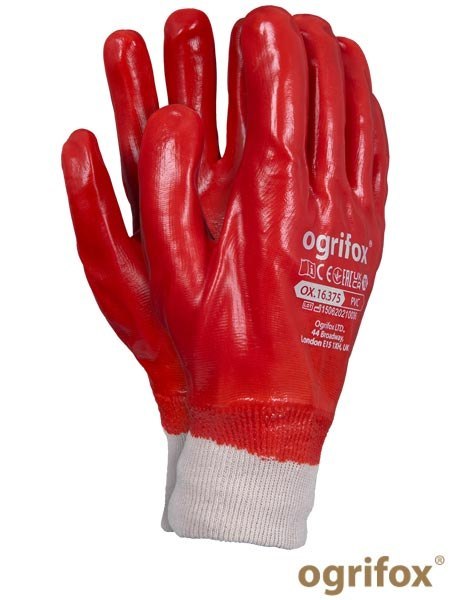 RĘKAWICE OCHRONNE OX.16.375 PVC OGRIFOX